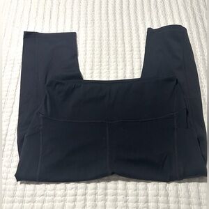 Ododos Women's navy 19” yoga capri Leggings